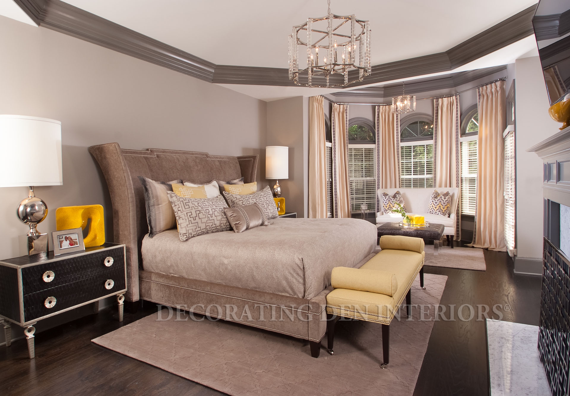 SLEEK UPSCALE MASTER BEDROOM SUITE