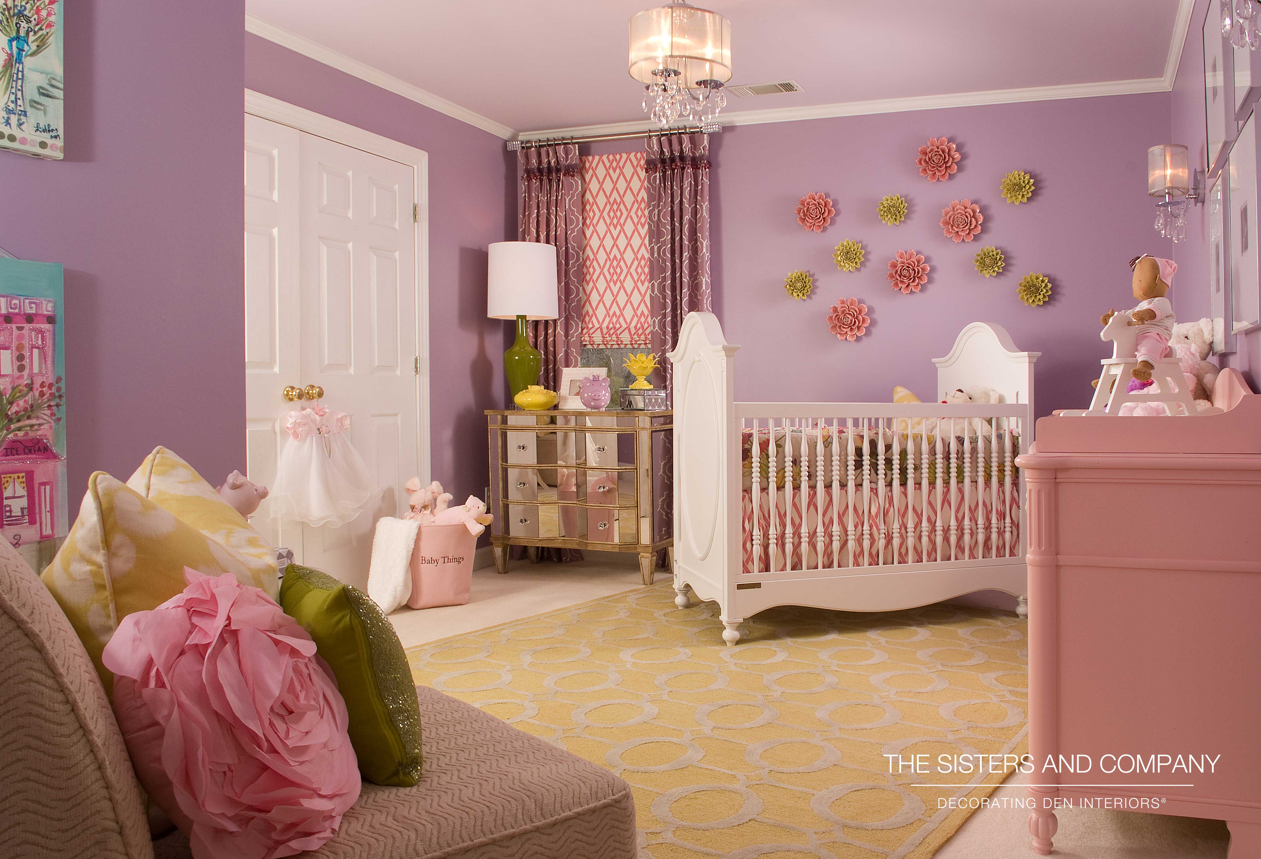 ADORABLE PURPLE NURSERY