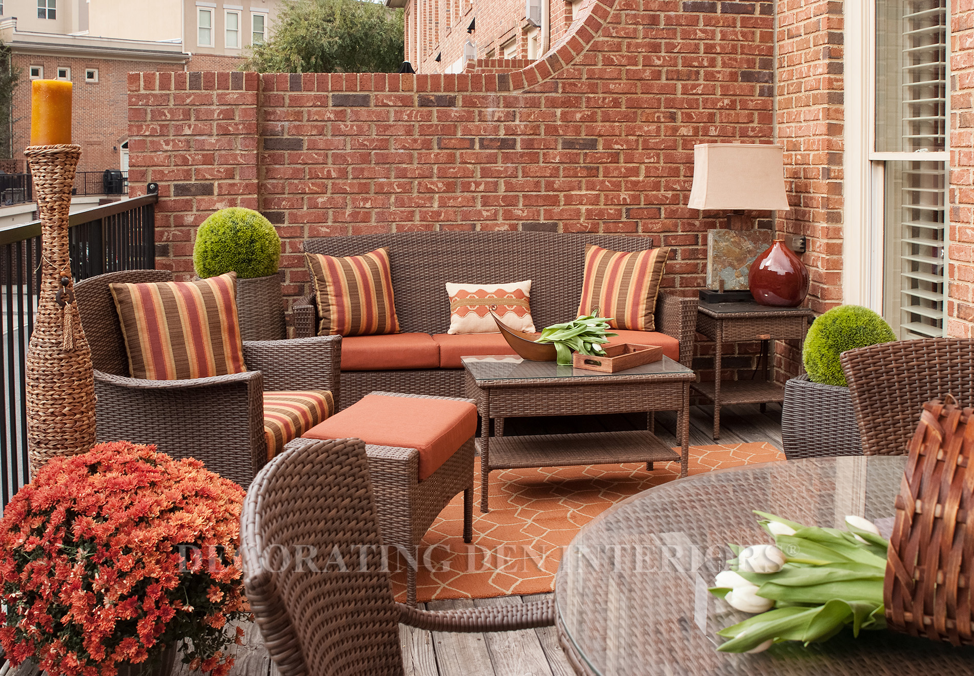Cozy Monochromatic Patio