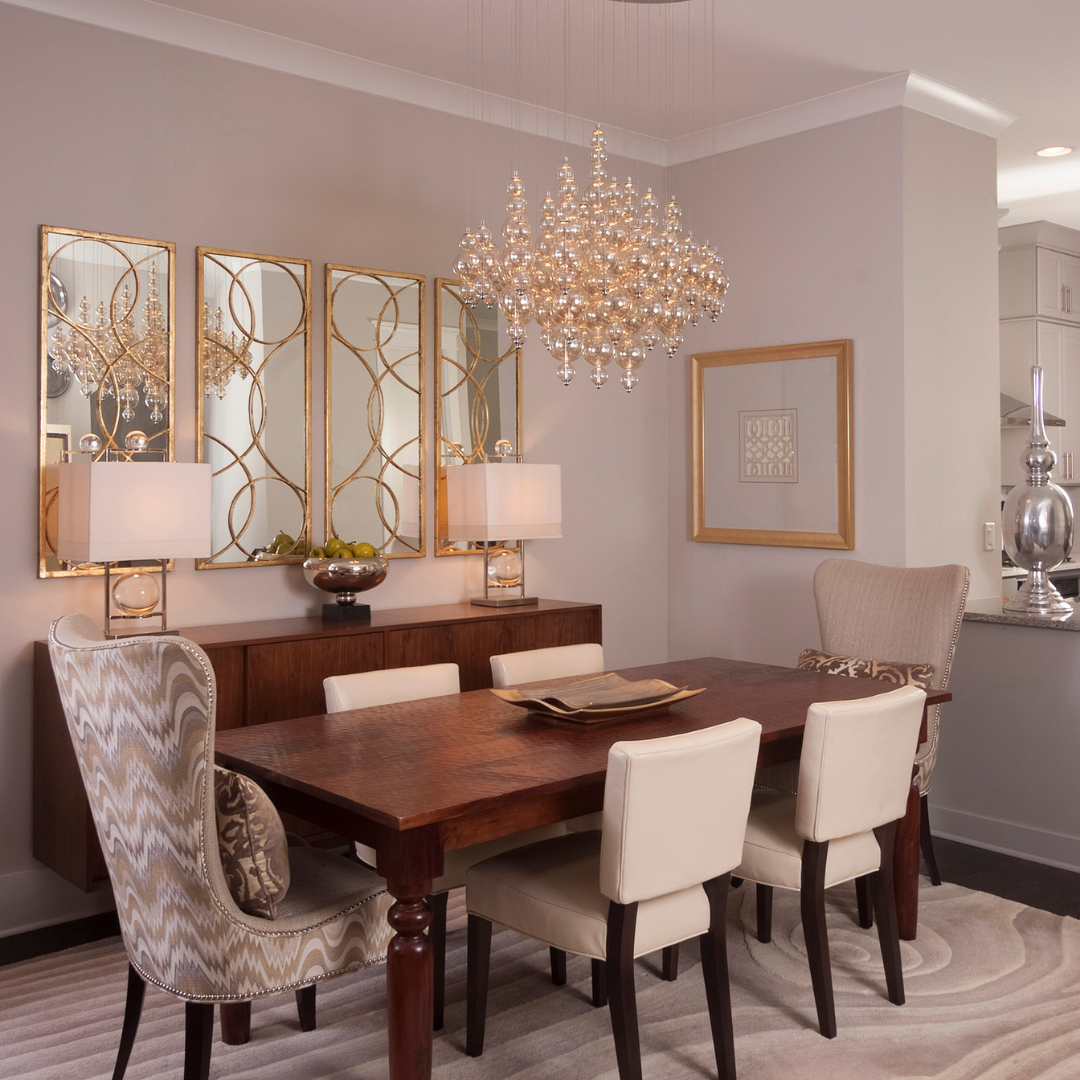 SOPHISTICATED NEUTRAL DINING ROOM