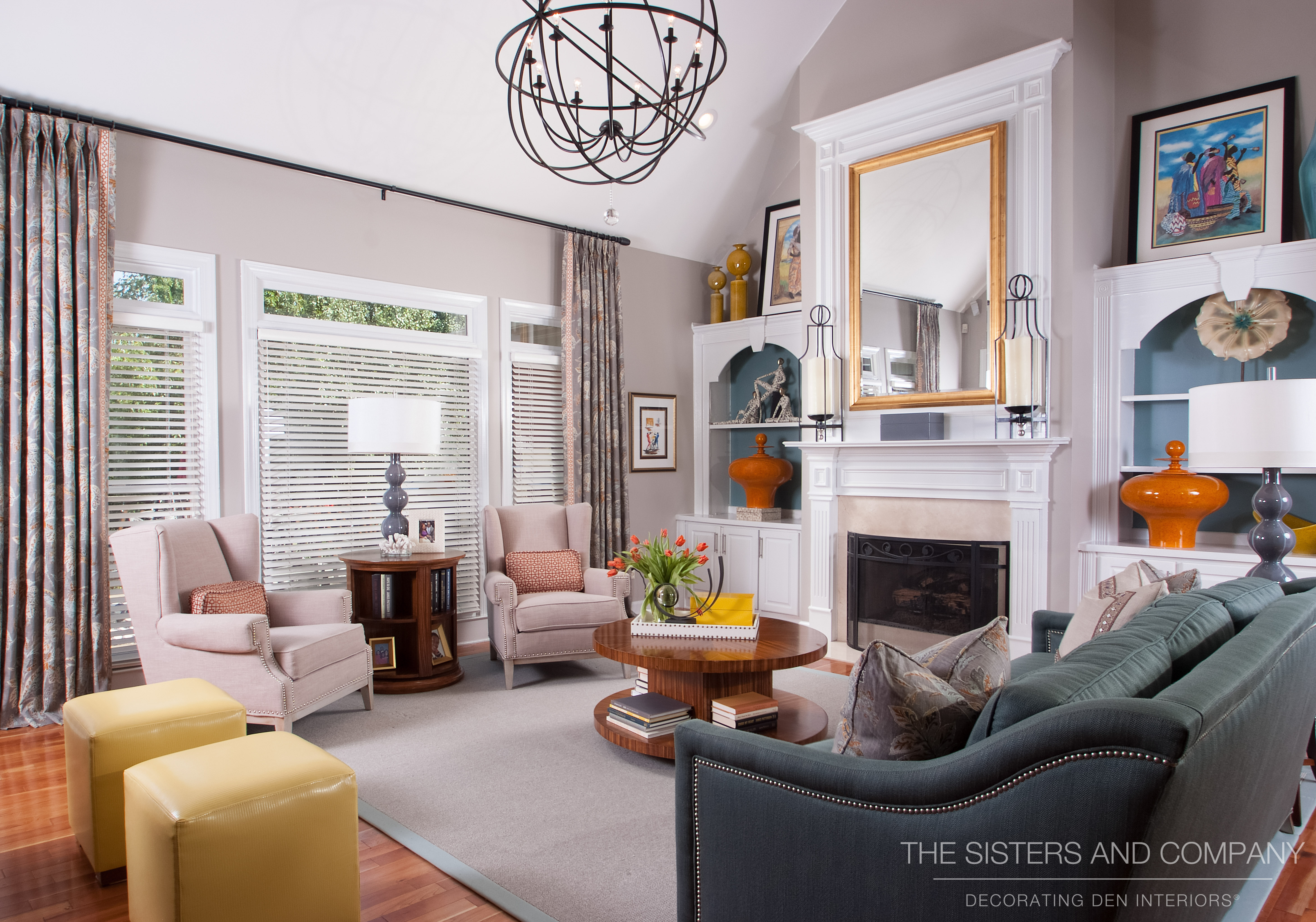 TRANSITIONAL LIVING ROOM